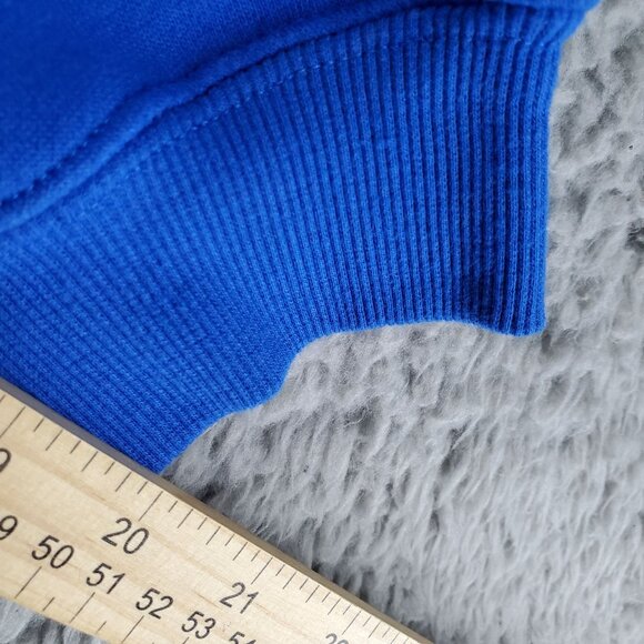 Top Of The World Shirt Mens XL Blue Half-Zip Sweatshirt Cotton Blend Casual Wear - Picture 6 of 8